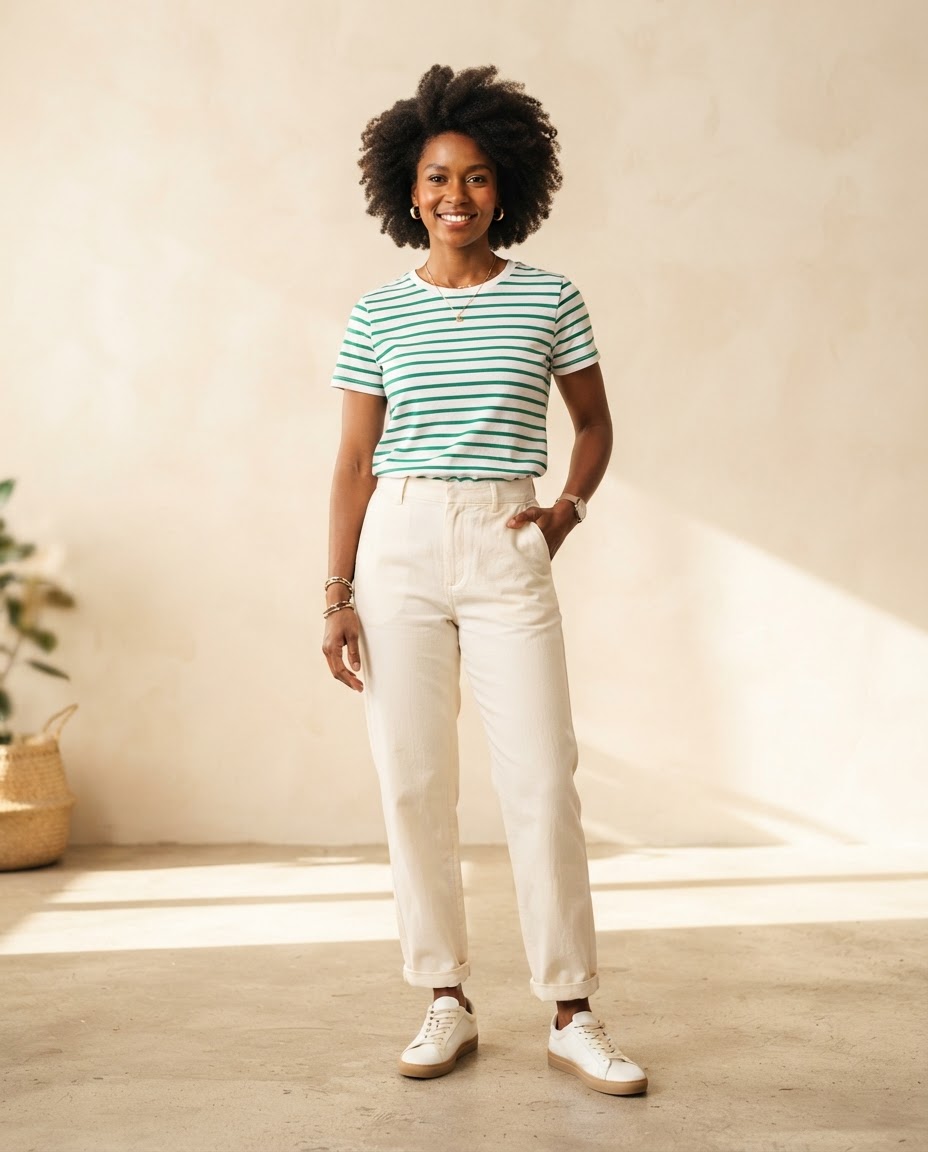 The striped everyday tee